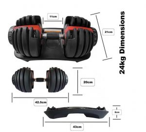How to chooseNumber of accessories and sizes dumbbells with adjustable weights