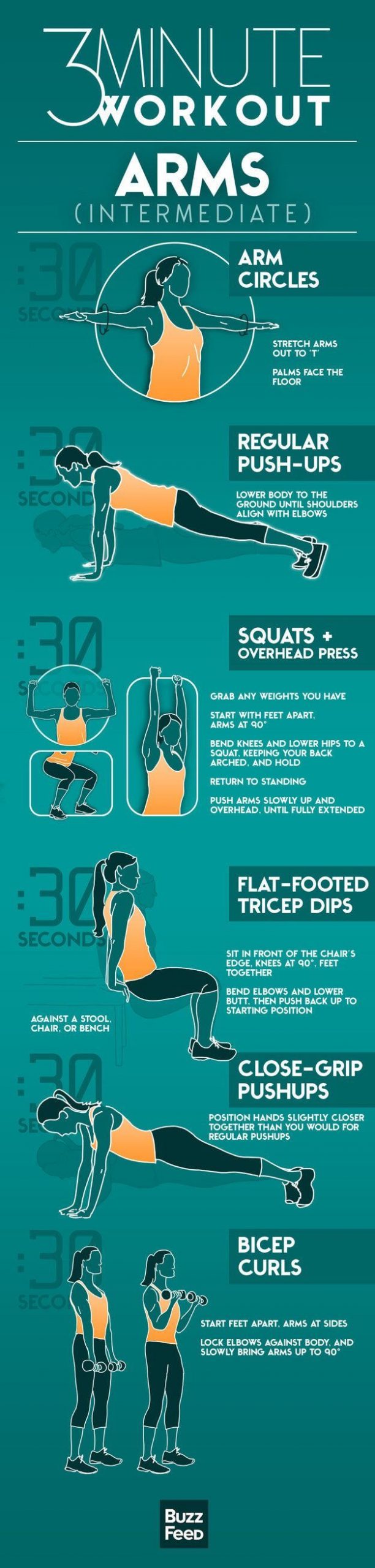 Best Bicep Exercises For Women infographics 